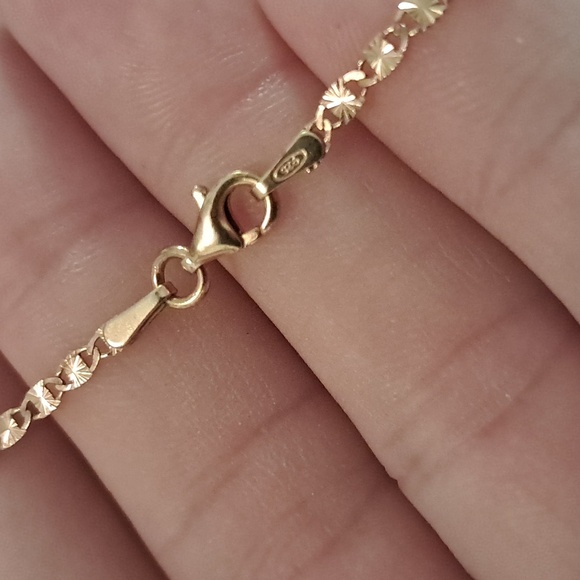 Italian 14kt Rose Gold Over 925 Sterling Silver Chain Necklace. - Picture 4 of 5